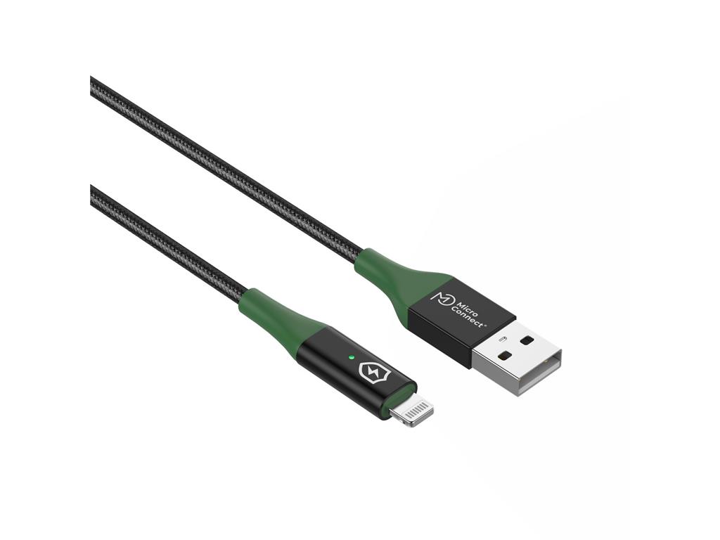 MicroConnect Pametno polnjenje kabel USB A-Light., 1m