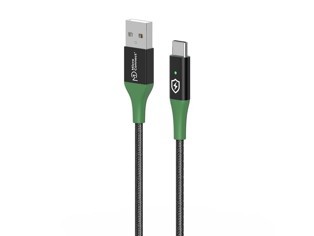 MicroConnect Pametno polnjenje kabel USB A-C, 1m