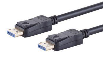MicroConnect 8K DisplayPort 2.0 Kabel 1.5m Črn