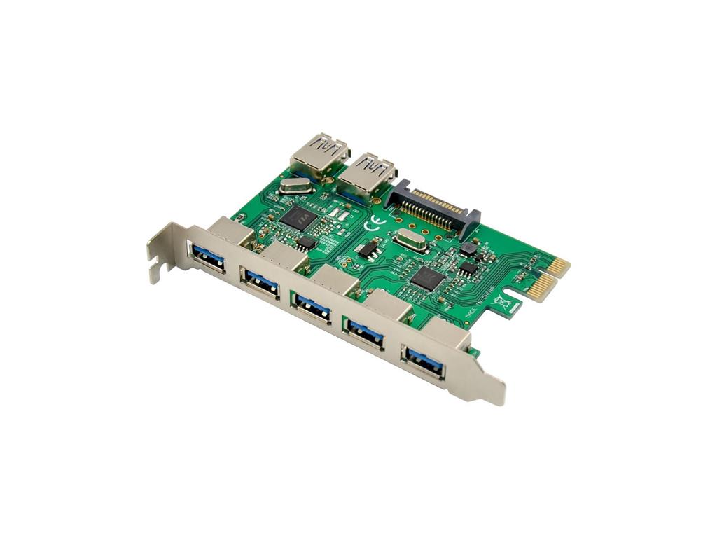 MicroConnect 7 port USB 3.0 PCIe kartica