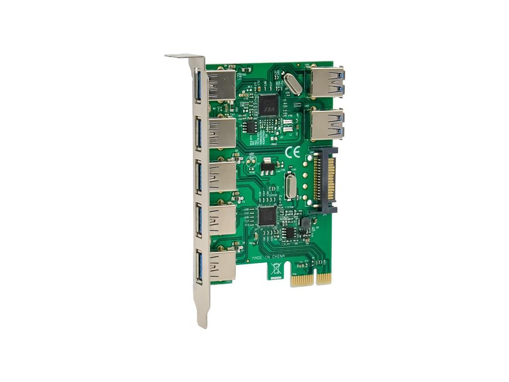 MicroConnect 7 port USB 3.0 PCIe kartica