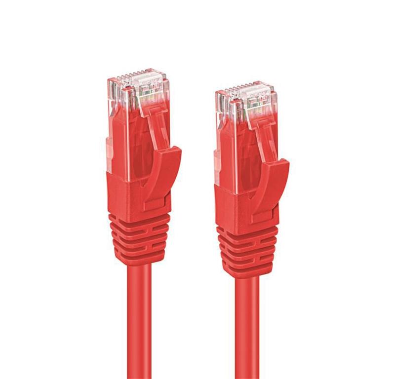MicroConnect Kabel CAT6A UTP 0.15m Rdeč LSZH