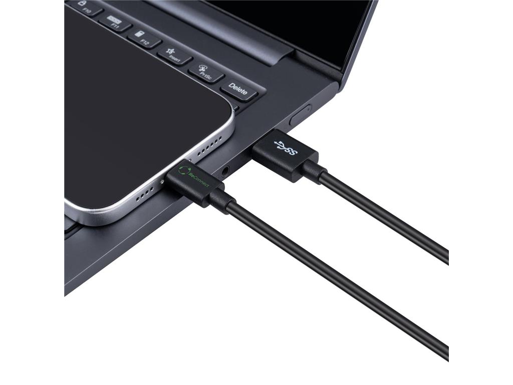  ReConnect USB C-A 3.2 Gen 1 kabel, 1m