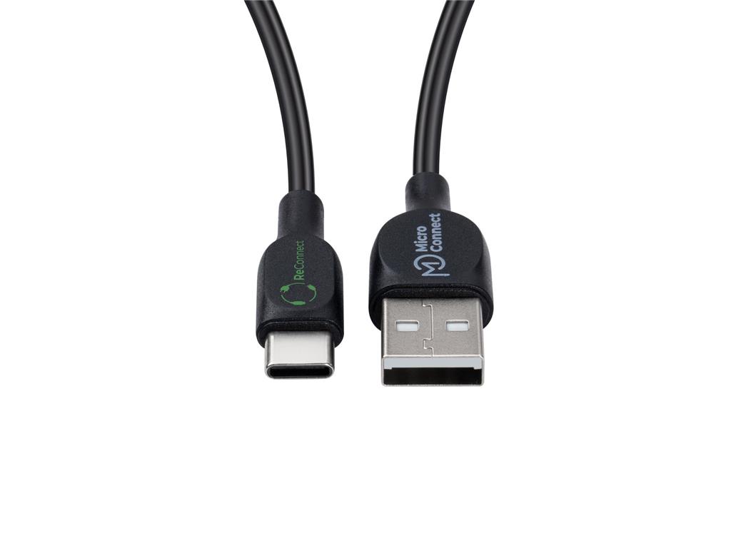 MicroConnect Kabel USB-C 3.2 Gen 1 - USB-A 2.0, 3m