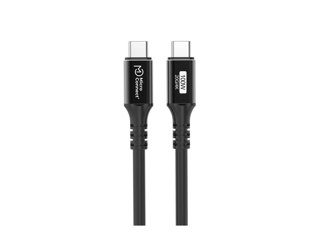 MicroConnect Premium kabel USB C-C 3.2 Gen2x2, 0,25m