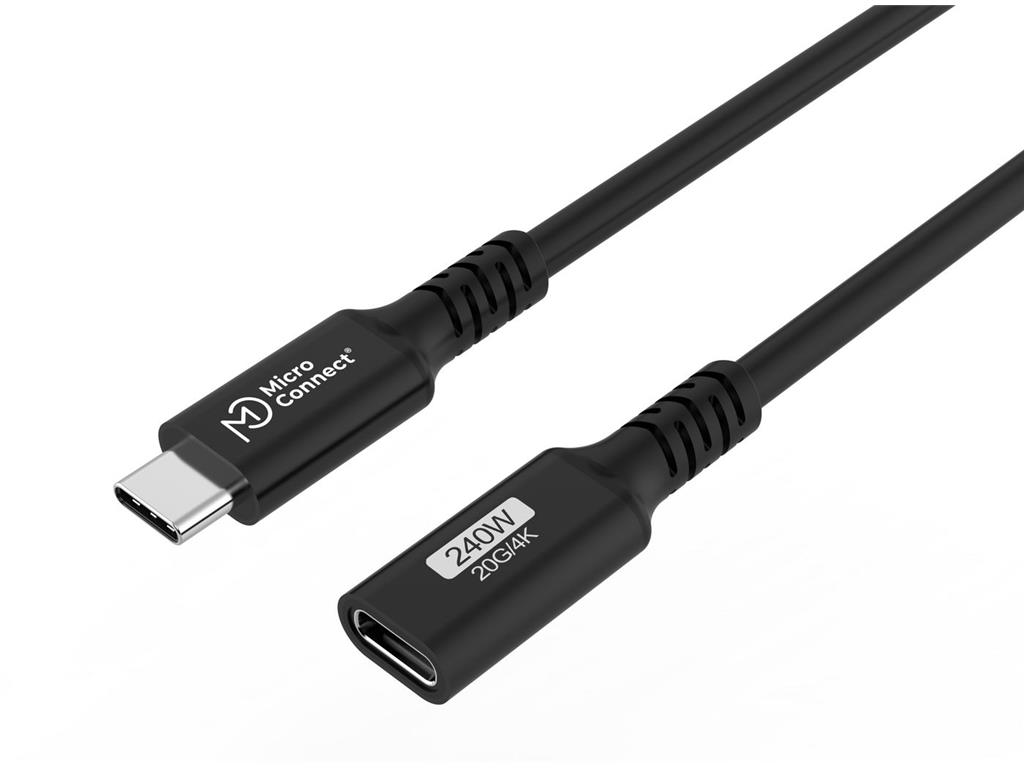 MicroConnect Kabel Premium USB-C podaljševalni 0.5m