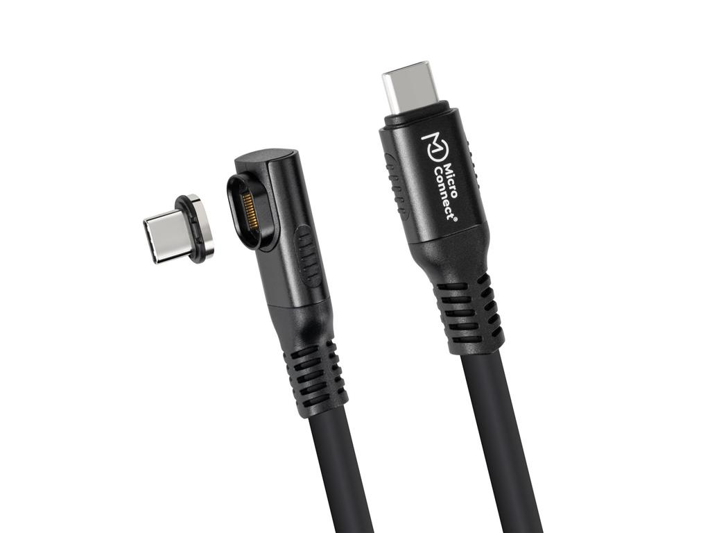 MicroConnect Premium magnetni kabel USB C-C, 1m