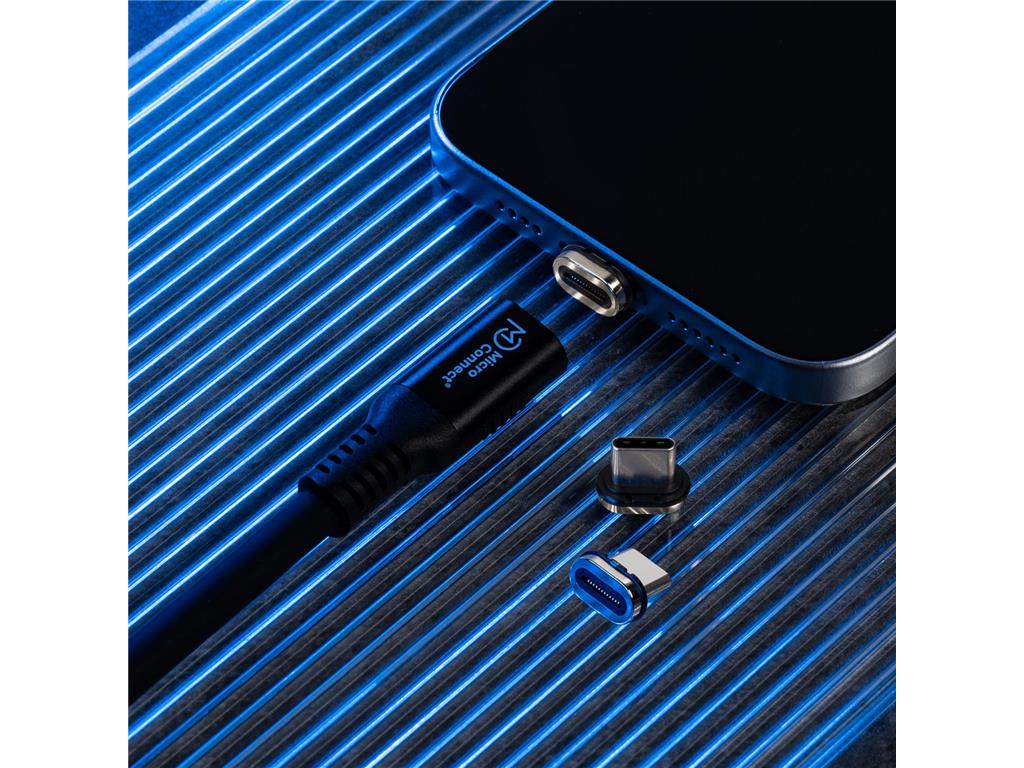 MicroConnect Premium magnetni kabel USB C-C, 0,5 m