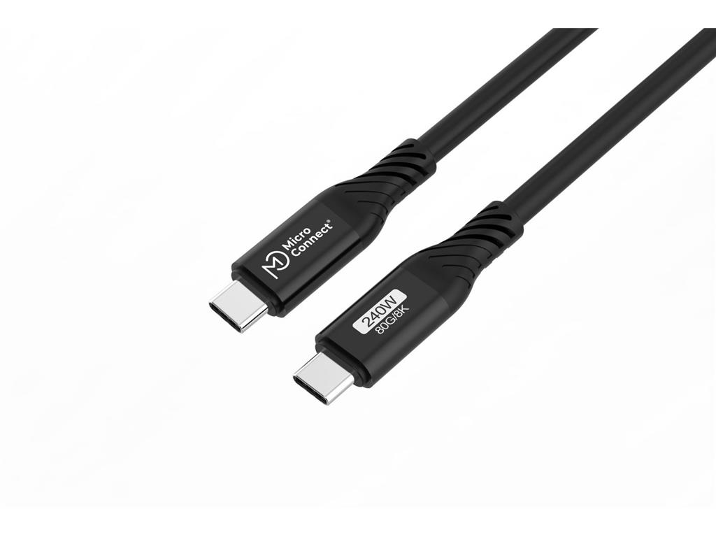 MicroConnect Premium kabel USB C-C USB4 Gen4x2, 1m