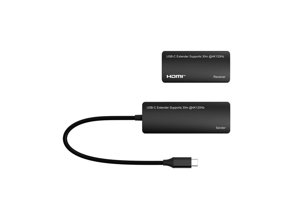 MicroConnect USB-C v HDMI podaljševalnik