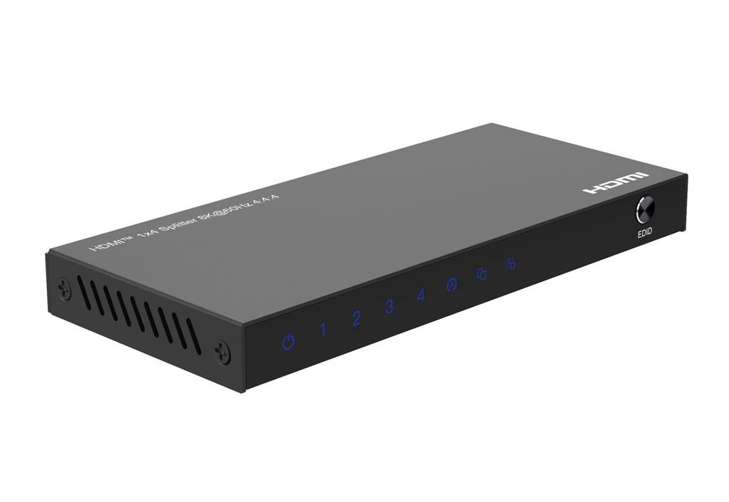 MicroConnect 8K@60Hz HDMI razdelilnik 1x4, 4:4:4