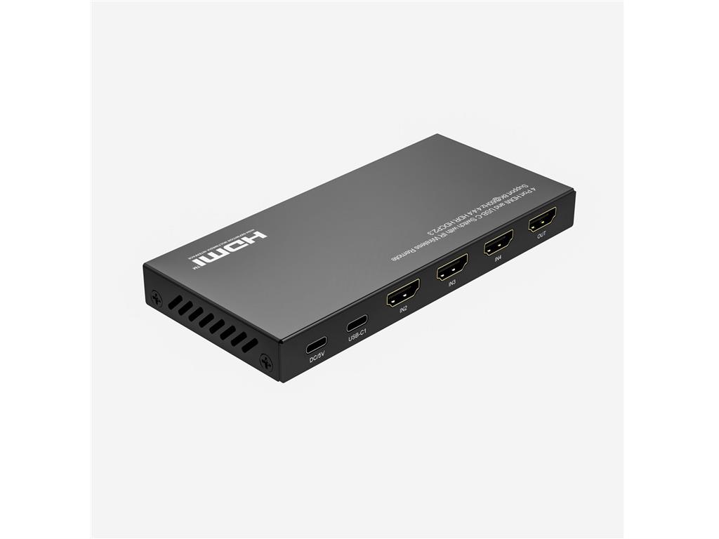 MicroConnect 8K@60Hz USB-C in HDMI Switch 4x1