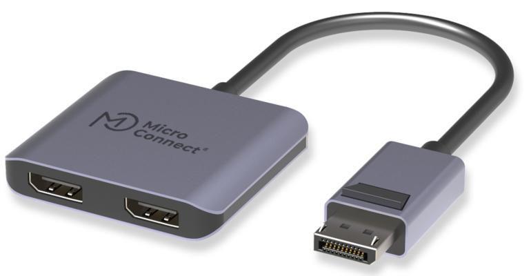 MicroConnect Hub razdelilnik DisplayPort - 2x DP