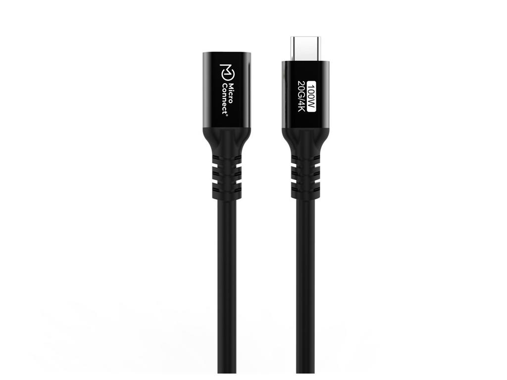 MicroConnect Premium kabel USB C-C 3.2 Gen2x2, 0,5m
