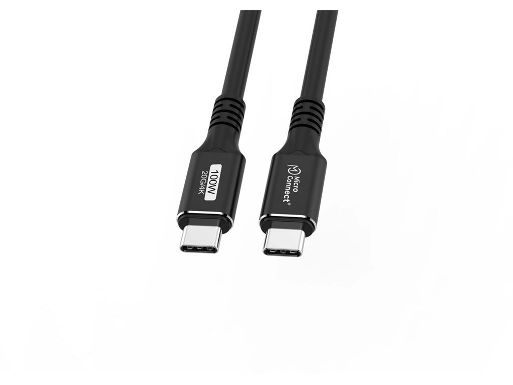 MicroConnect Premium kabel USB C-C 3.2 Gen2x2, 0,15m