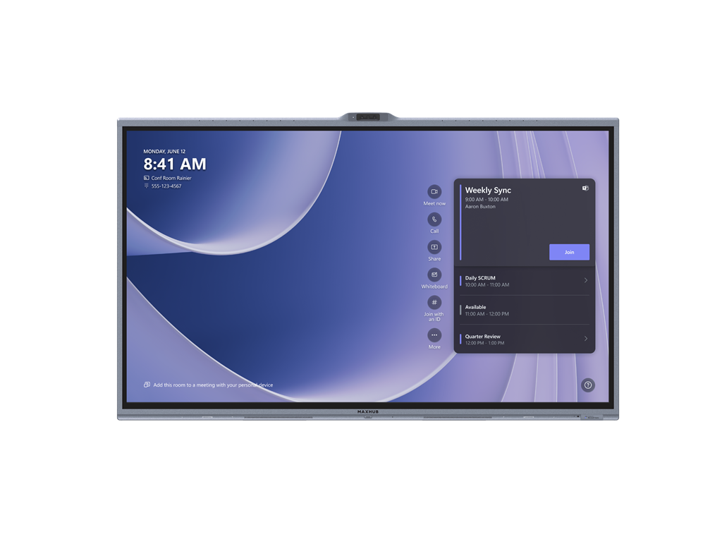 Barco MICROSOFT TEAMS ROOM interaktivni zaslon