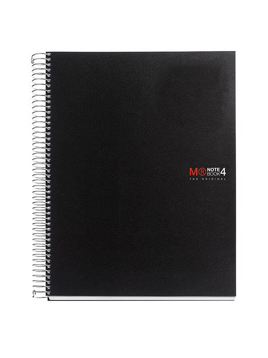 MiquelRius Zvezek A7, karo, 100-listni, 70g, črn