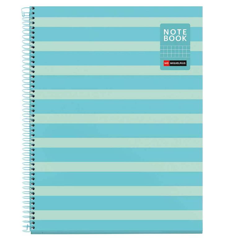 MiquelRius Zvezek A4, črtast, 80-listni, 90g, moder