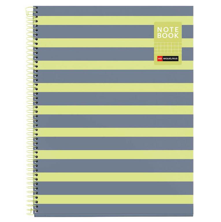 MiquelRius Zvezek A4, črtast, 80-listni, 90g, zelen