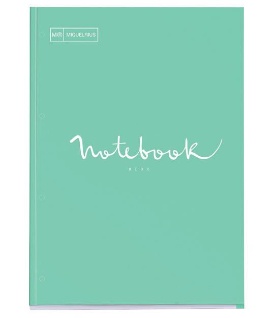 MiquelRius Zvezek A4, karo, 80-listni, 90g, mentol