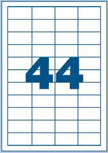 Multi3 Bele nalepke 48,5 x 25,4, 44/stran