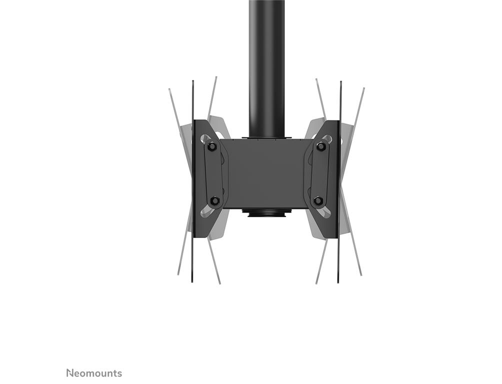  Stropni nosilec 2 monitorjev/TV 23-43''