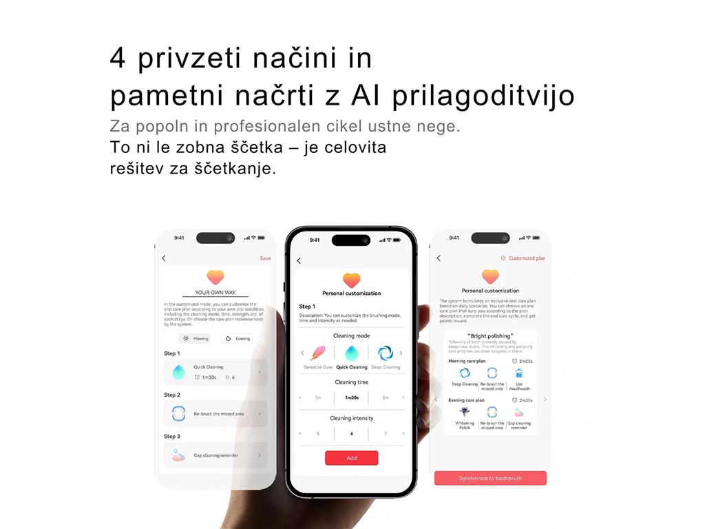  Električna zobna ščetka X Pro 20 Set