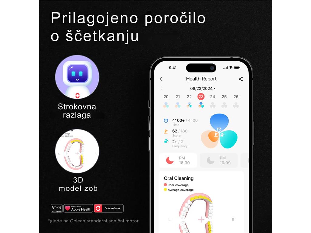  Električna zobna ščetka X Ultra 20 Set