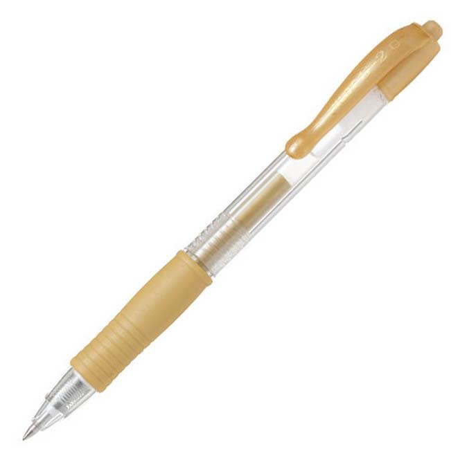 Pilot Gel roler G-2 0,7 metallic zlat