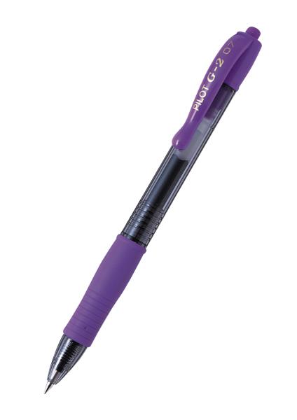 Pilot Gel roler G-2 0,7 vijoličen