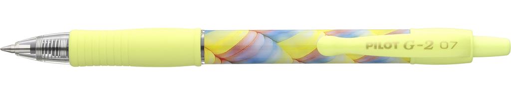 Pilot Gel roler G-2 0,7 FLOW rumen/črno črnilo