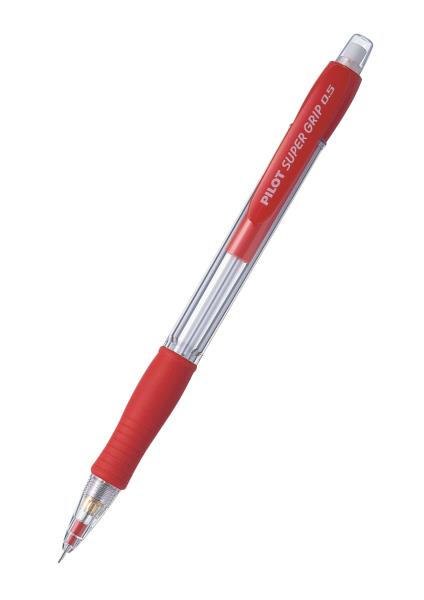 Pilot Tehnični svinčnik SUPER GRIP, rdeč