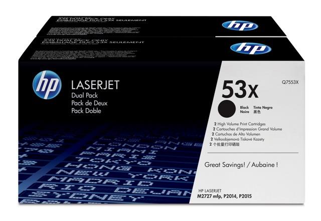  TONER HP 53X ČRN DVOJNO PAKIRANJE