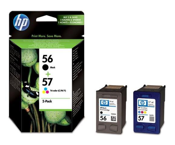  KOMPLET ČRNIL HP ČRNA 56 IN BARVNA 57