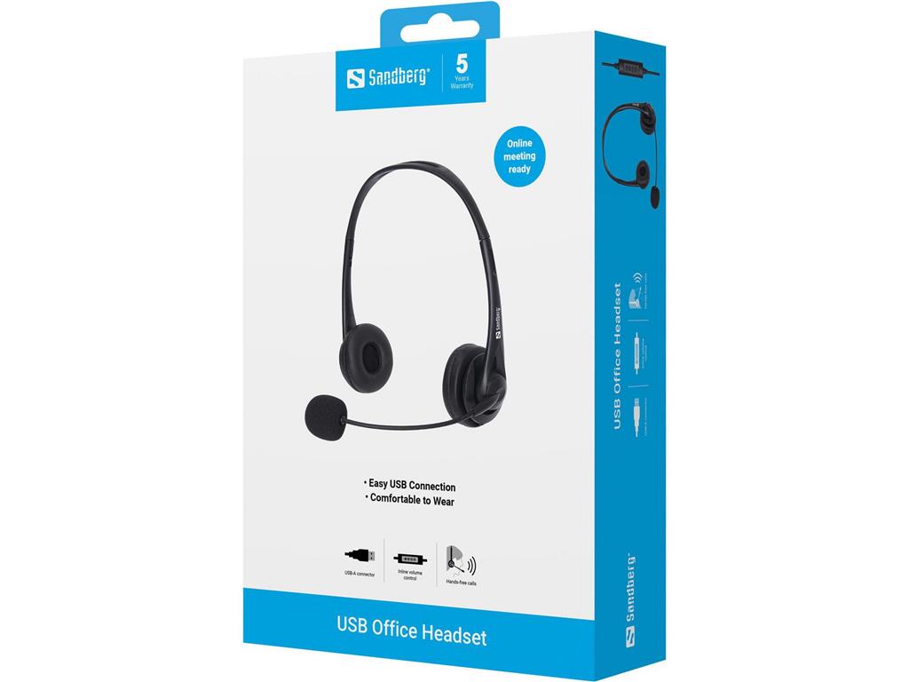 Sandberg USB pisarniške slušalke
