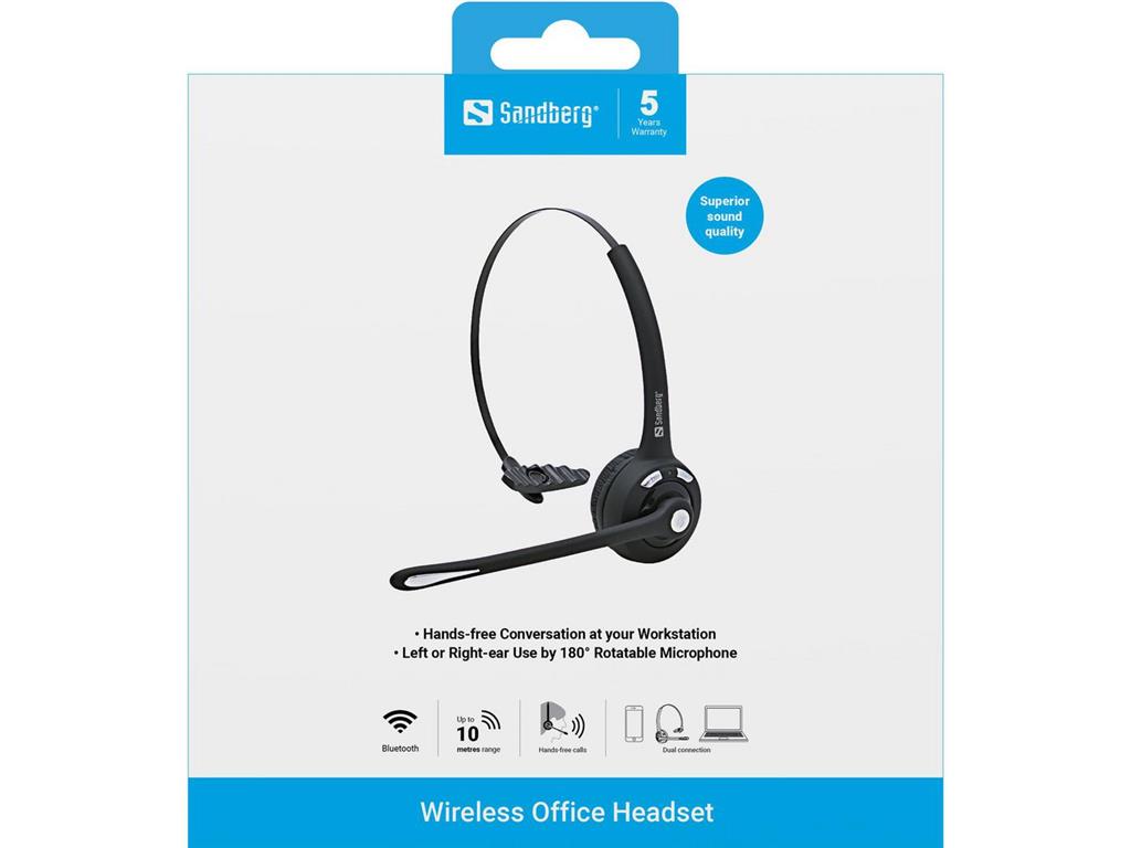 Sandberg Slušalke BT Office Headset