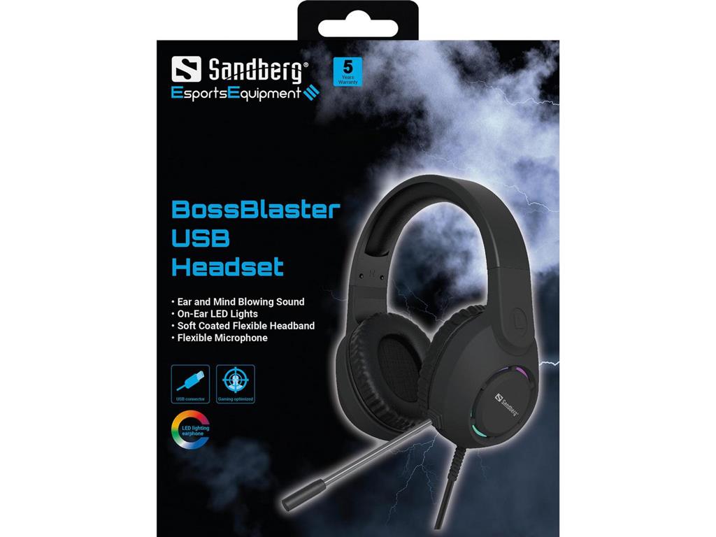 Sandberg BossBlaster USB slušalke