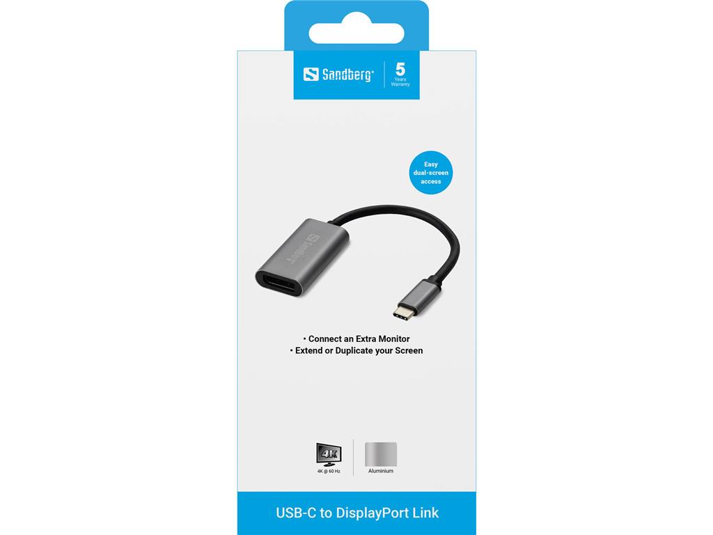 Sandberg USB-C na DisplayPort Link