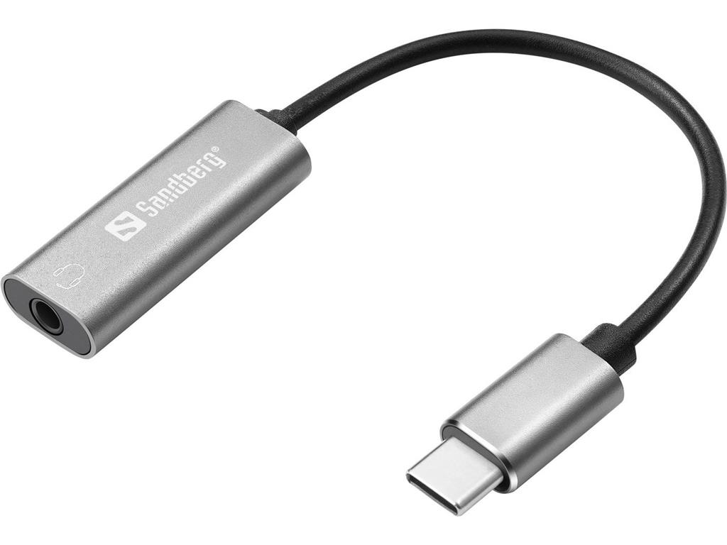 Sandberg Avdio adapter USB-C - slušalke
