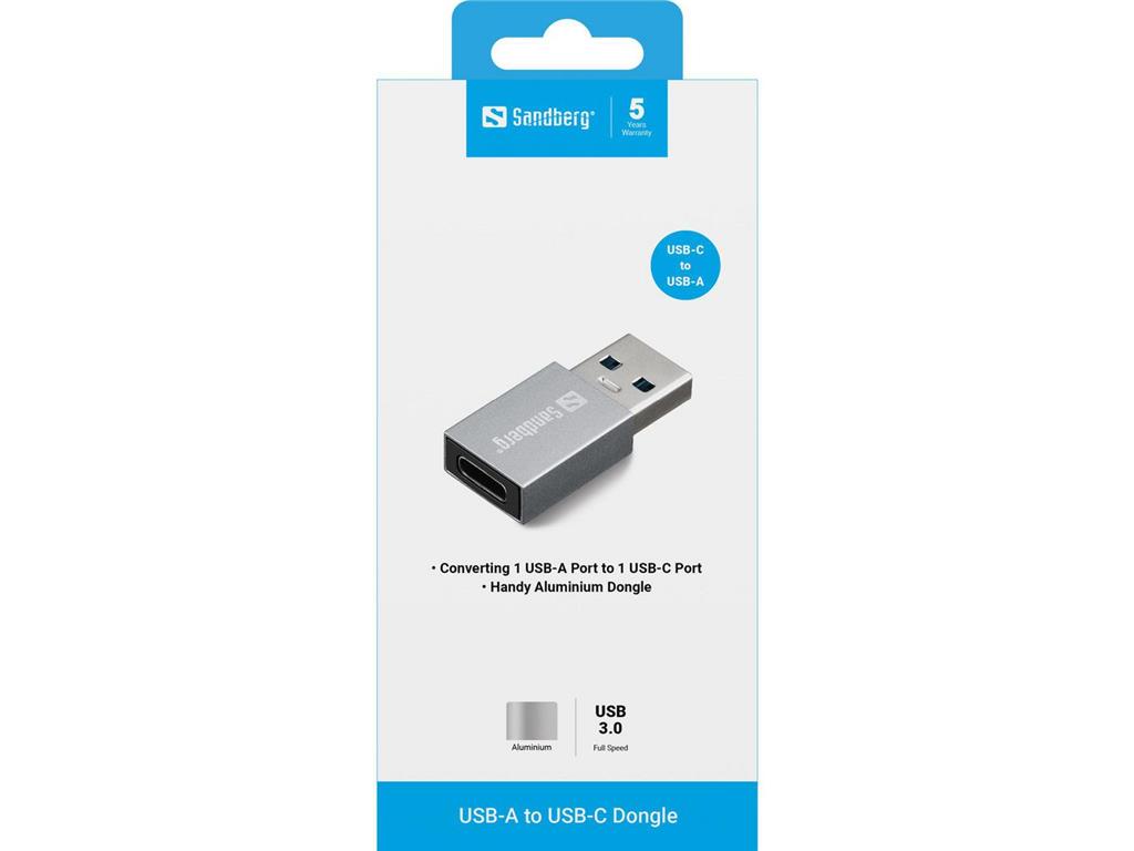 Sandberg Adapter USB-A - USB-C F-M