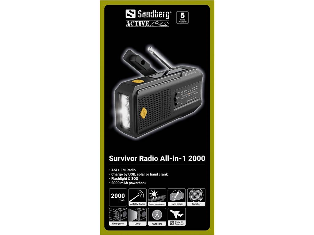 Sandberg Survivor Radio All-in-1 2000