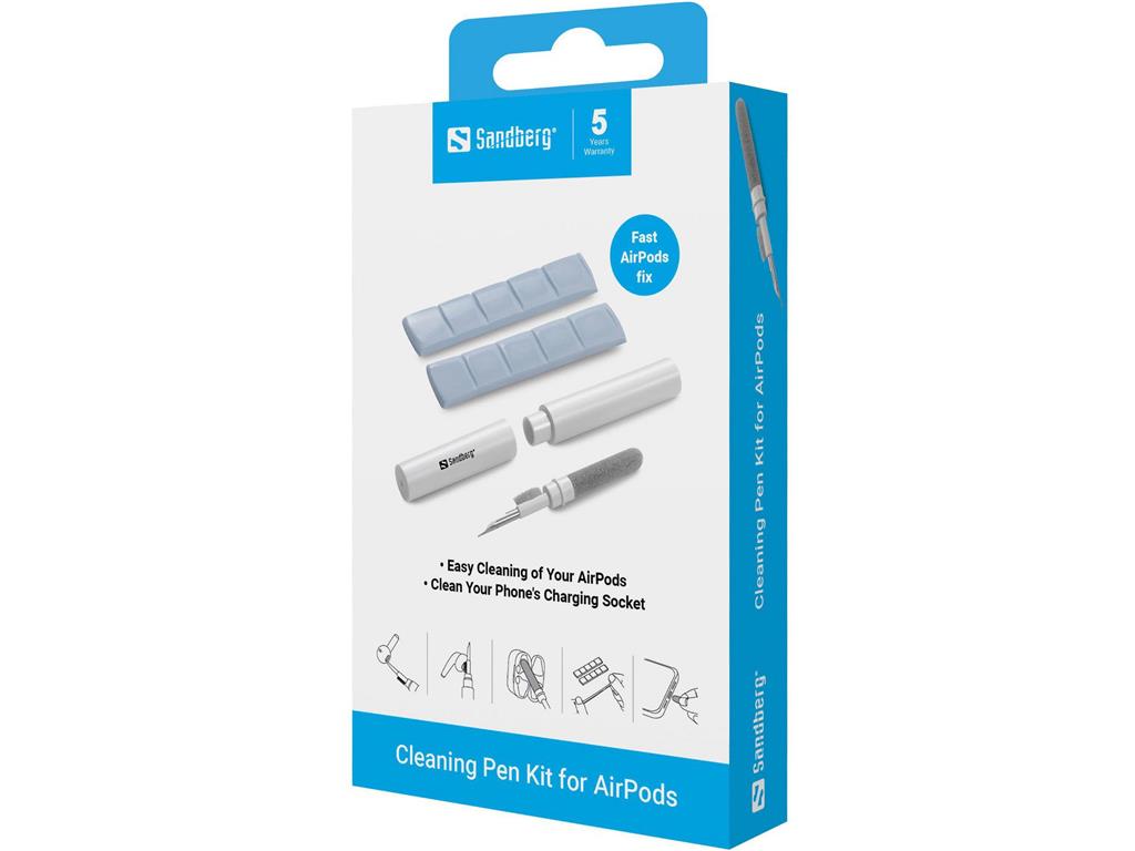 Sandberg Komplet čistilnega pisala za airpods