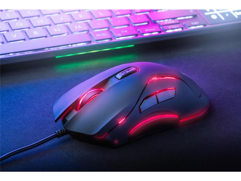 Sandberg Miška LightFlow 6D Gamer, žična