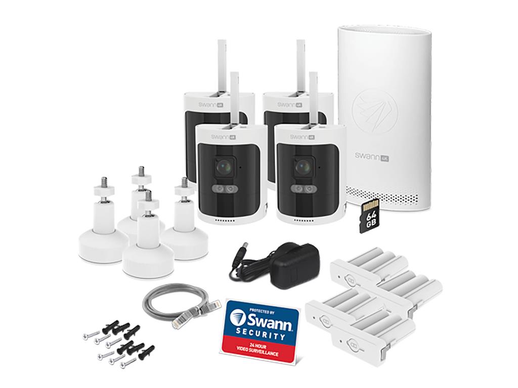 Swan Nadzorna kamera Allsecure 4K, brezžična