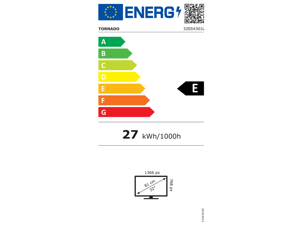  Smart TV 32” HD, WebOS