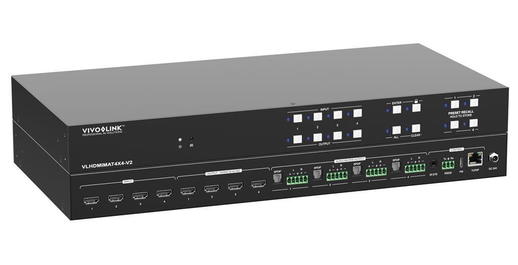  Matrični hitri preklopnik HDMI 2.0 4x4