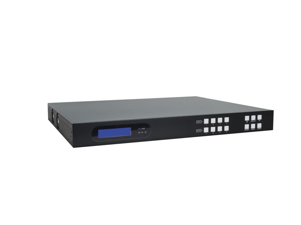  Matrično stikalo 4x4 s 4 HDMI + 4 HDBT