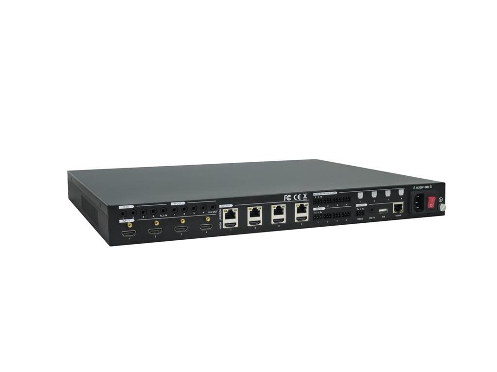  Matrično stikalo 4x4 s 4 HDMI + 4 HDBT