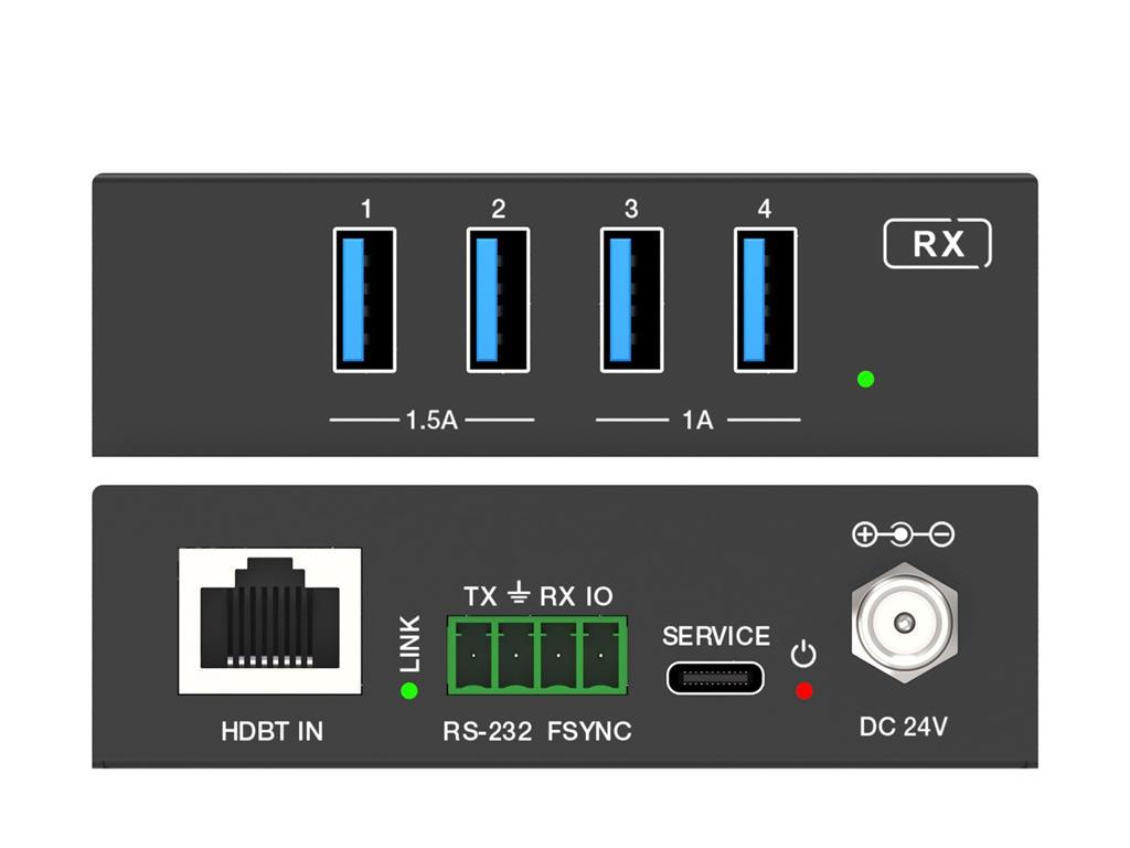  KVM podaljševalnik USB 3.2 (4-vratni)