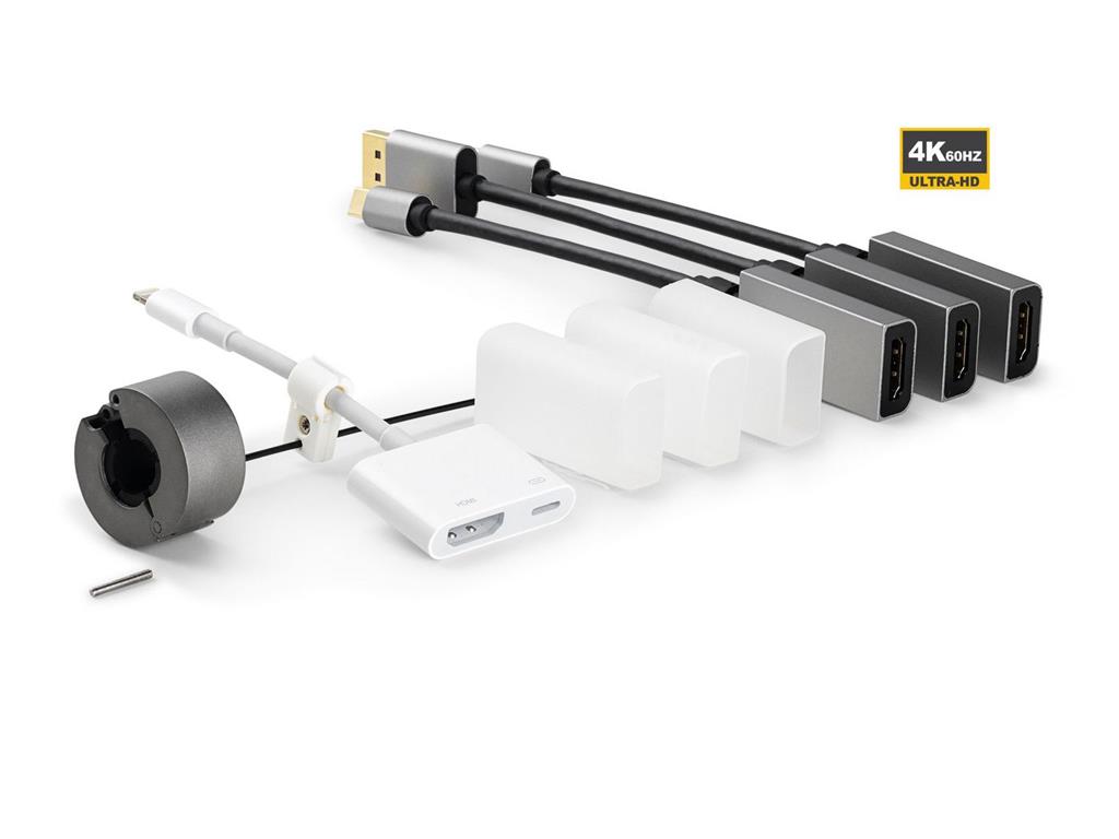  Pro adapter ring USB-C, DP, mini DP,